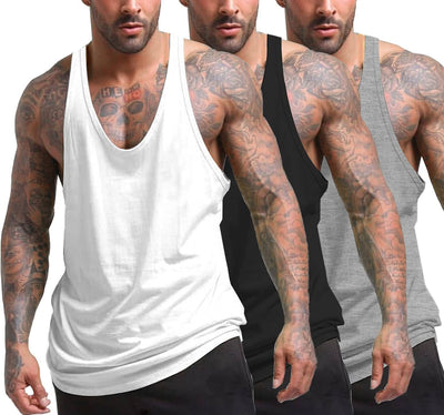 Coofandy Men's 3 Pack Tank Tops (US Only) Tank Tops coofandy 