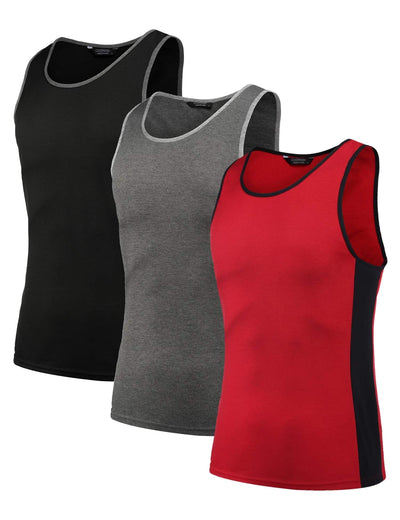 Coofandy 3 Pack Workout Tank Top (US Only) Tank Tops coofandy 