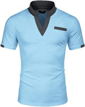 Coofandy T-Shirt with Pocket (US Only) T-shirt coofandy Sky Blue S 