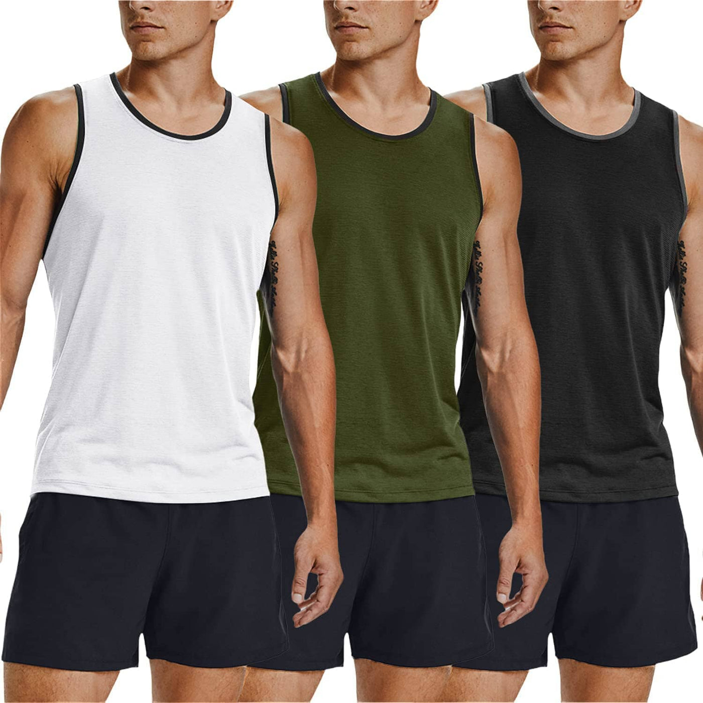 Coofandy Gym Tank Top 3 Pack Shirts (US Only) Tank Tops coofandy 