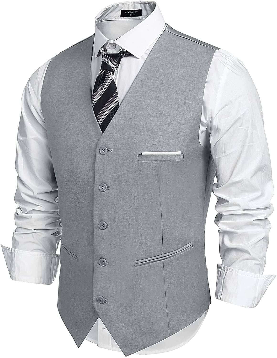 Coofandy V-Neck Suit Vests (US Only) Vest coofandy 