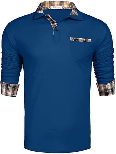 Coofandy Long Sleeve Polo Shirt (US Only) Polos coofandy 