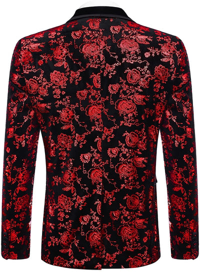 Coofandy Floral Wedding Blazer (US Only) Blazer coofandy 