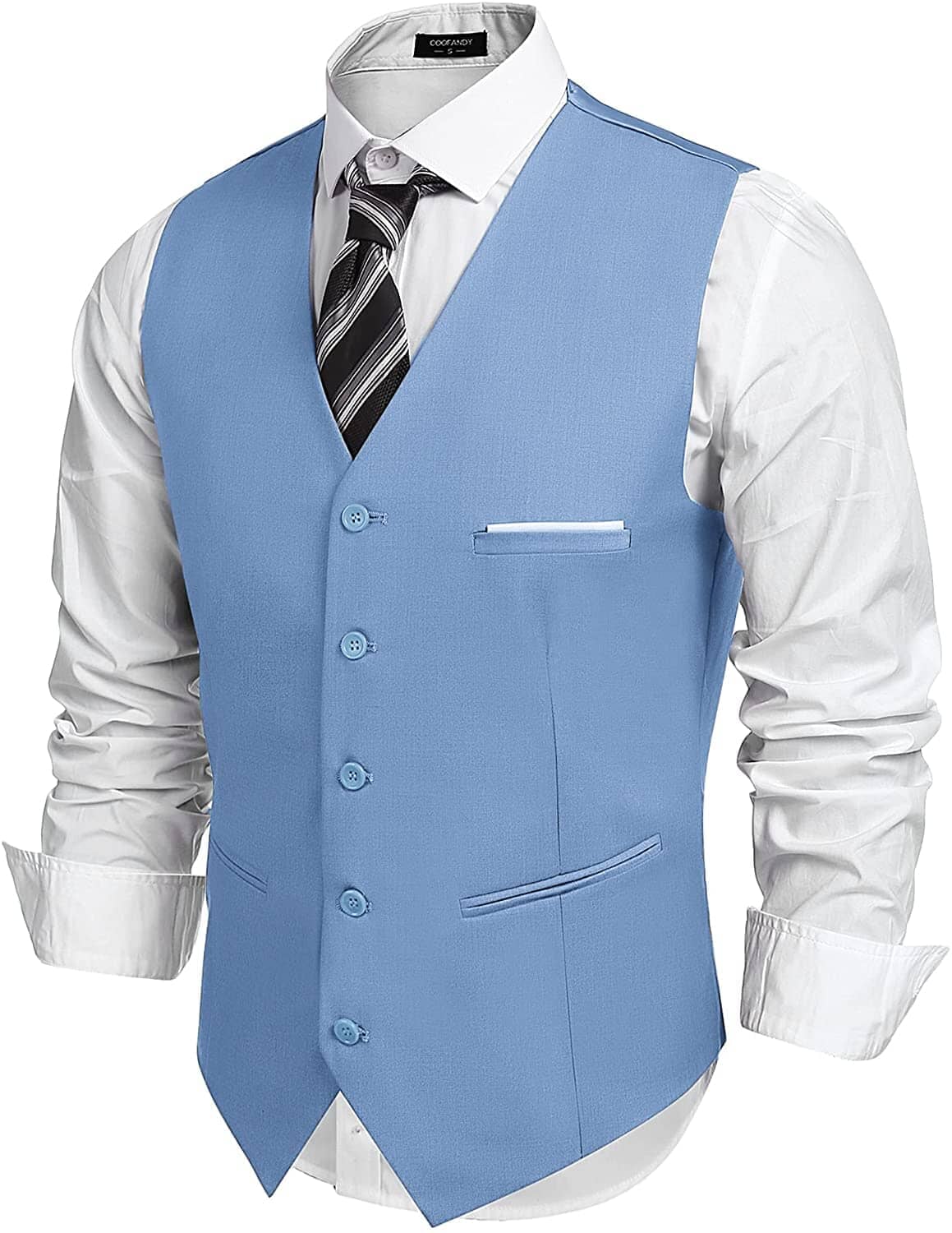 Coofandy V-Neck Suit Vests (US Only) Vest coofandy 