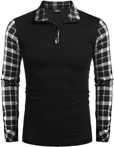 Coofandy Long Sleeve Polo Shirt (US Only) Polos coofandy 