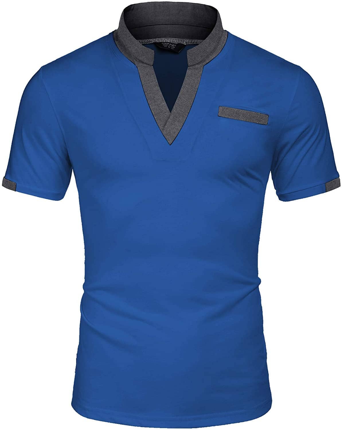 Coofandy T-Shirt with Pocket (US Only) T-shirt coofandy Blue S 