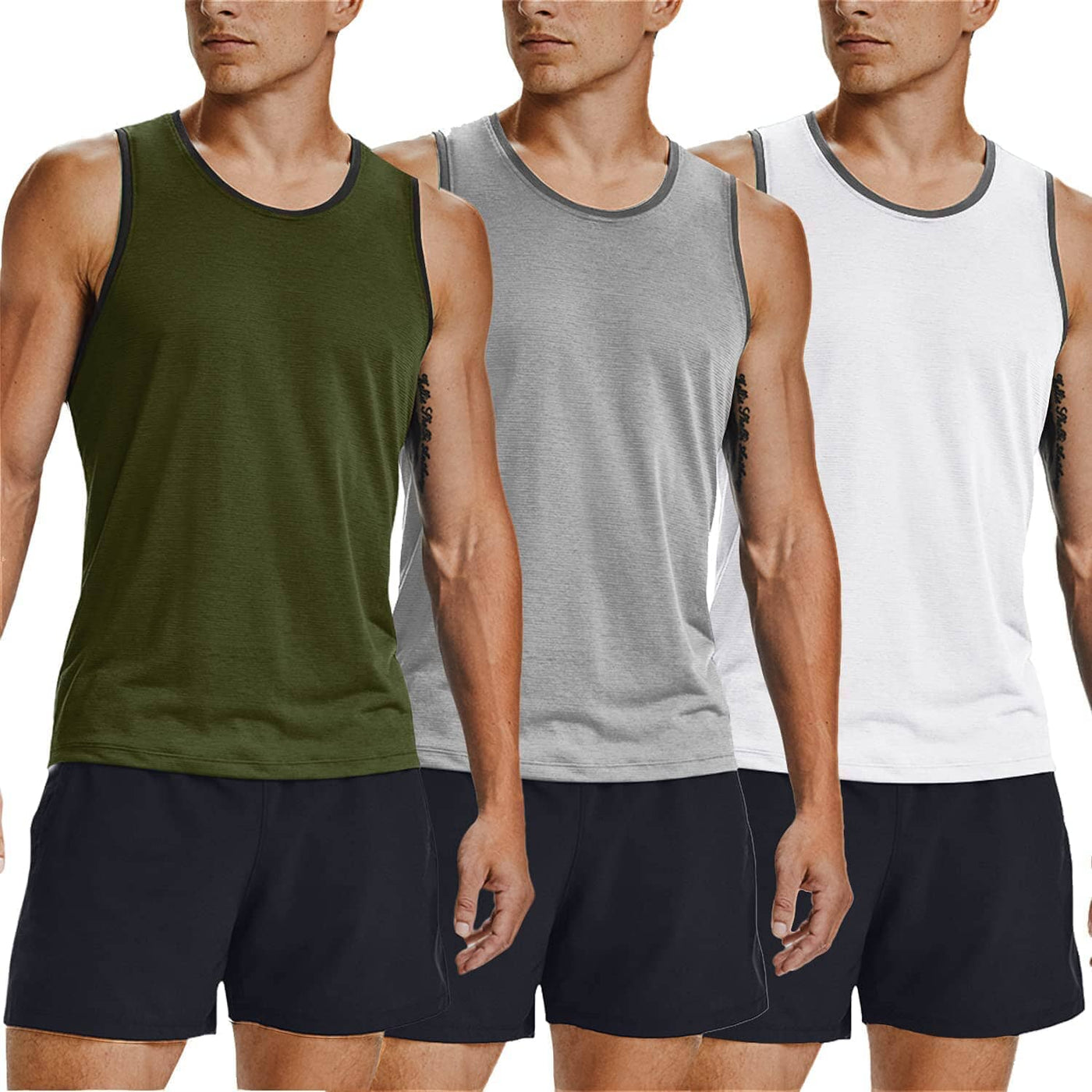 Coofandy Gym Tank Top 3 Pack Shirts (US Only) Tank Tops coofandy 