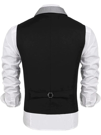 Coofandy Buttons V-neck Suit Vest (US Only) Vest coofandy 