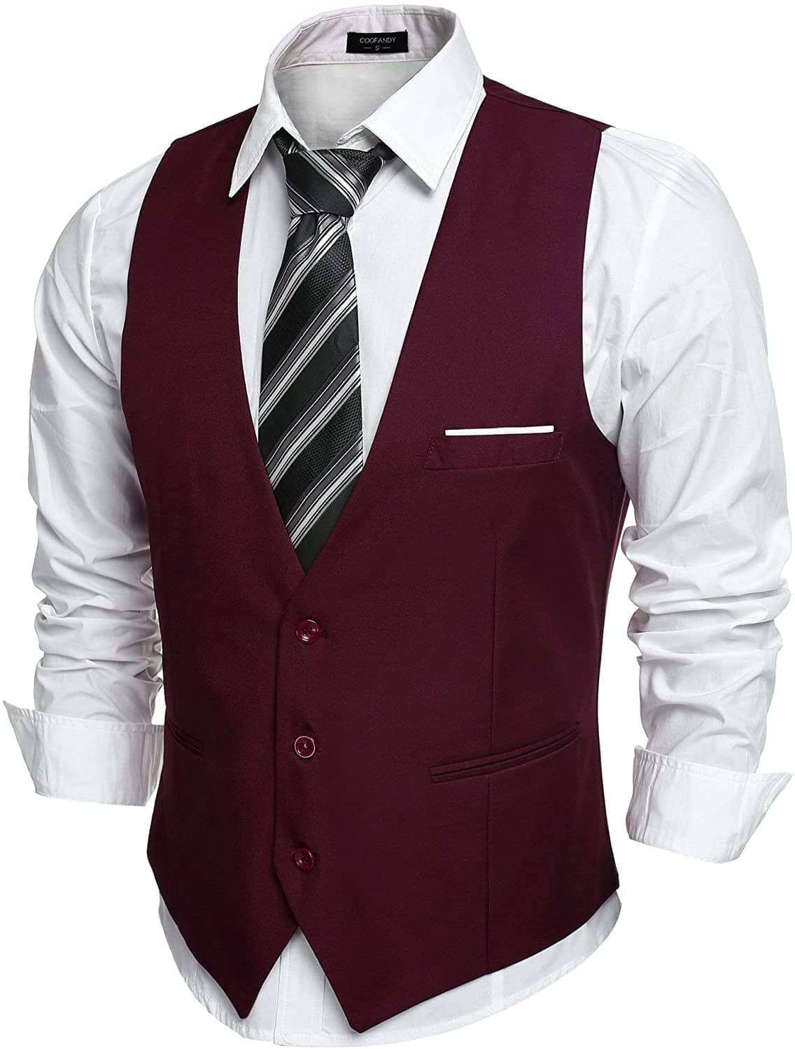 Coofandy Slim Fit Jacket Vest (US Only) Vest coofandy 