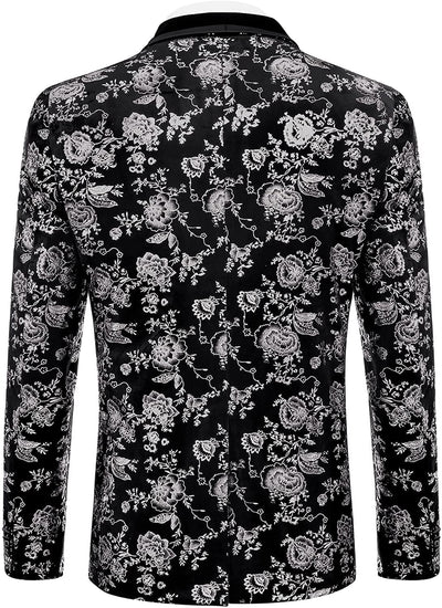 Coofandy Floral Wedding Blazer (US Only) Blazer coofandy 