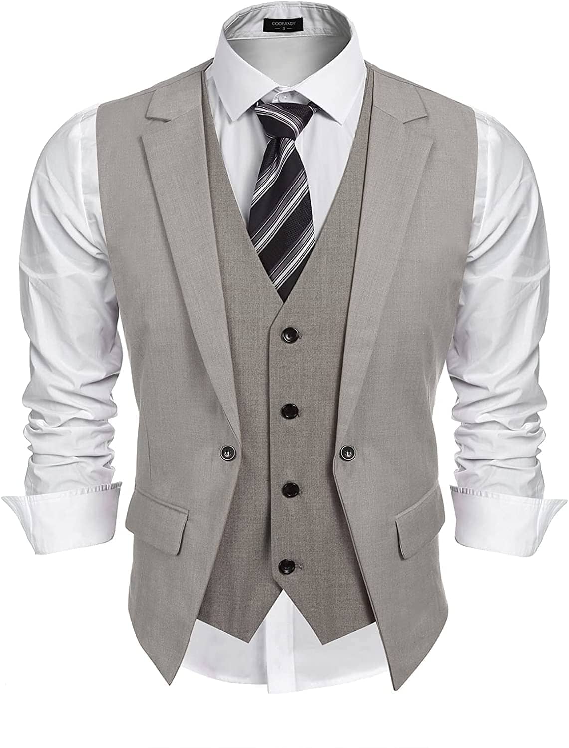 Coofandy Formal Fashion Vest (US Only) Vest coofandy 