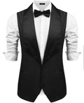Coofandy V-Neck Slim Fit Suit Vests (US Only) Vest coofandy Black S 