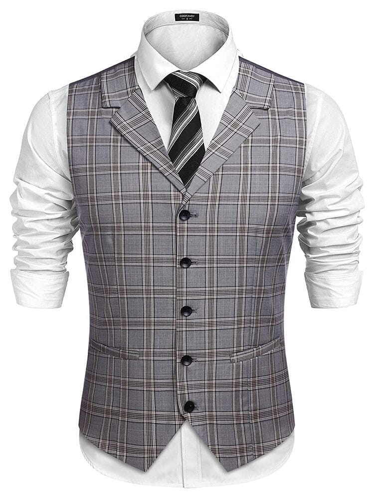 Coofandy Slim Fit Twill Dress Waistcoat (US Only) Vest coofandy 