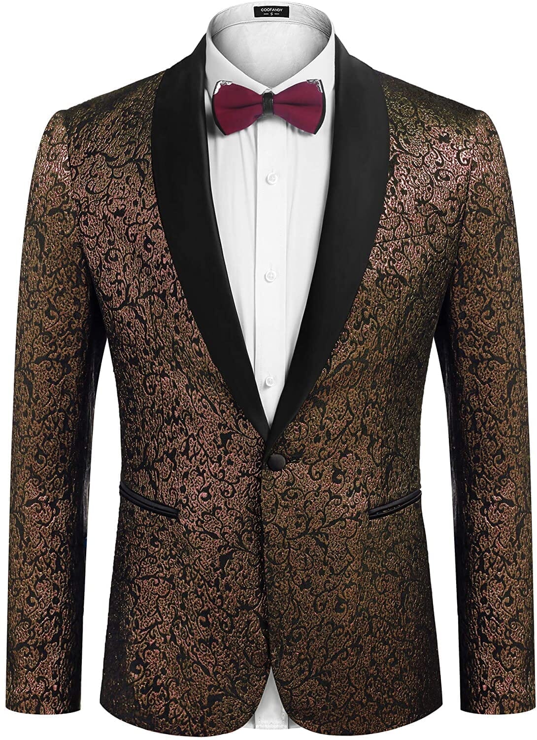 Coofandy Floral Dinner Blazer (US Only) Blazer coofandy 