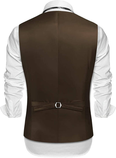 Coofandy Suede Leather Vest (US Only) Vest coofandy 