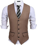 Coofandy Slim Fit Waistcoat (US Only) Vest coofandy Khaki S 