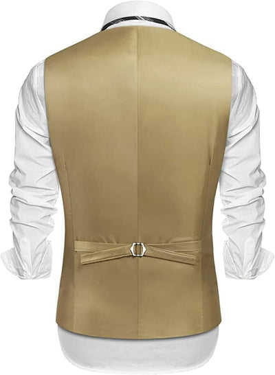 Coofandy Suede Leather Vest (US Only) Vest coofandy 