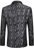 Coofandy Paisley Shawl Lapel Blazer (US Only) Blazer coofandy 