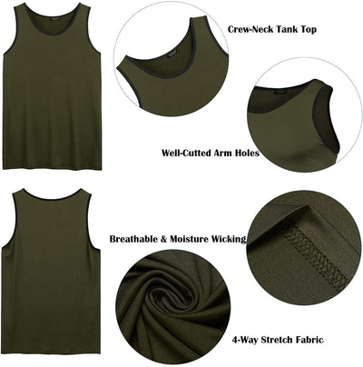 Coofandy Gym Tank Top 3 Pack Shirts (US Only) Tank Tops coofandy 