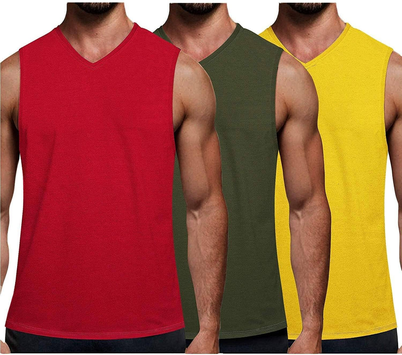 Coofandy 3-Pack Fitness Tank Top (US Only) Tank Tops coofandy 