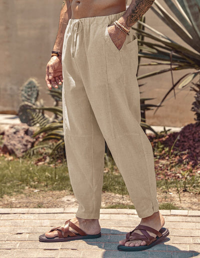 Coofandy Linen Style Beach Pants (US Only) Pants coofandy 