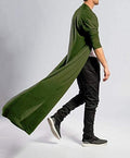 Lightweight Ruffle Shawl Long Length Drape Cape Cardigan (US Only) Cardigans COOFANDY Store 