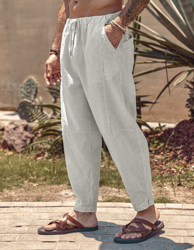 Coofandy Linen Style Beach Pants (US Only) Pants coofandy 