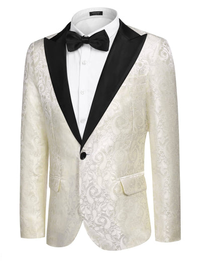 Coofandy Floral Party Tuxedo (US Only) Blazer coofandy 