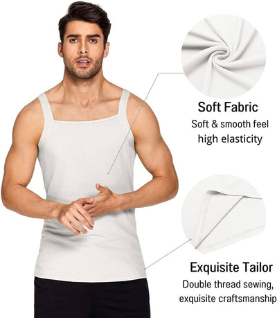 2 Pack Tank Tops Cotton Workout Undershirts (US Only) Tank Tops Coofandy's 