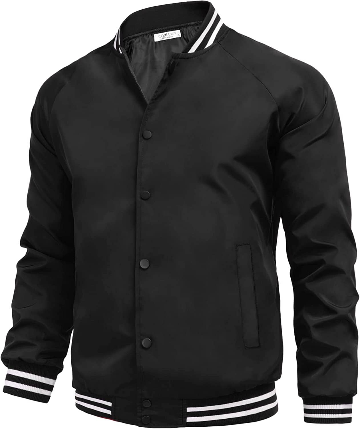 Varsity Lightweight Baseball Bomber Jackets (US Only) Coat COOFANDY Store 