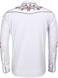 Western Cowboy Embroidered Button Down Cotton Shirt (US Only) Shirts COOFANDY Store 