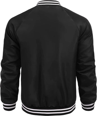 Varsity Lightweight Baseball Bomber Jackets (US Only) Coat COOFANDY Store 