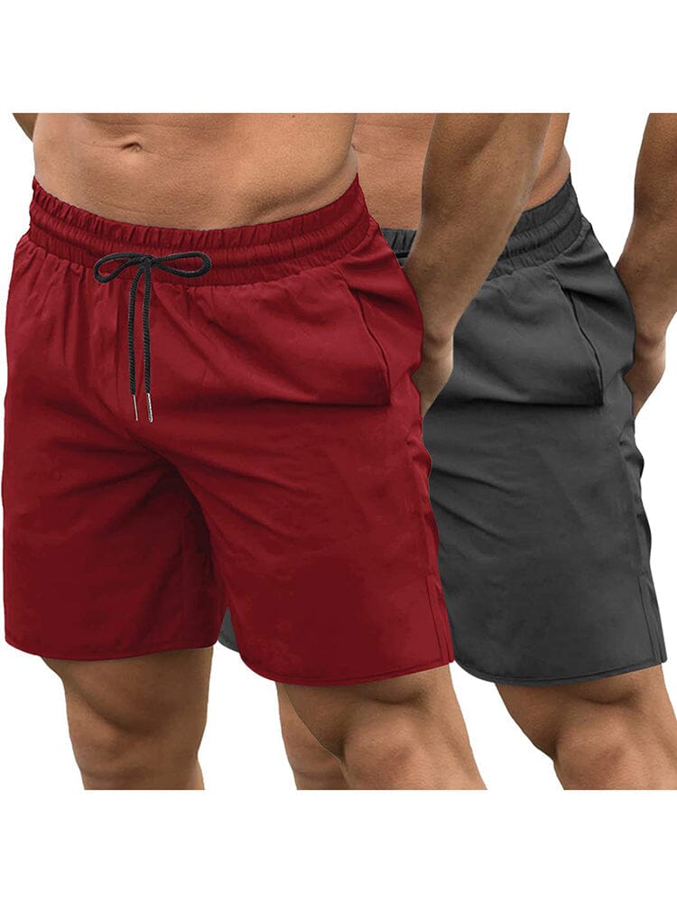 2-Pack Quick Dry Gym Shorts (US Only) Shorts coofandy 