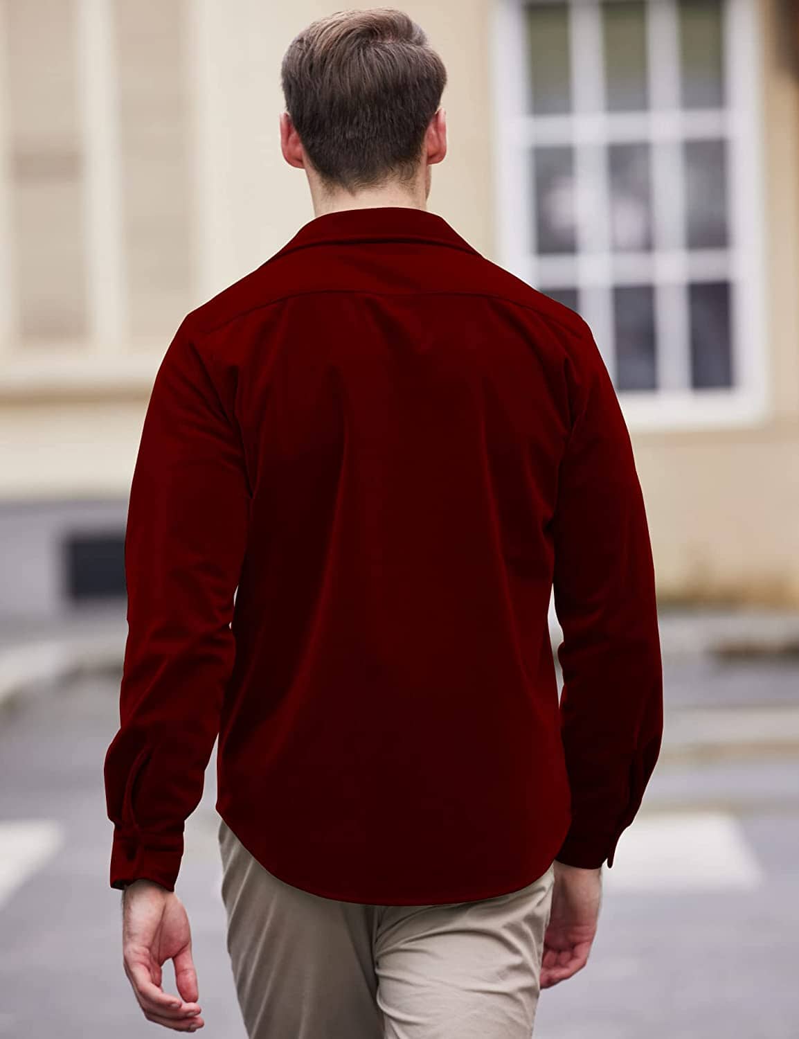 Vintage Shirt Coat (US Only) Button-Down Shirts COOFANDY Store 