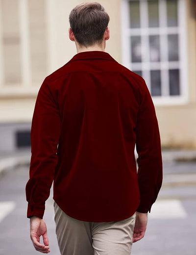 Vintage Shirt Coat (US Only) Button-Down Shirts COOFANDY Store 