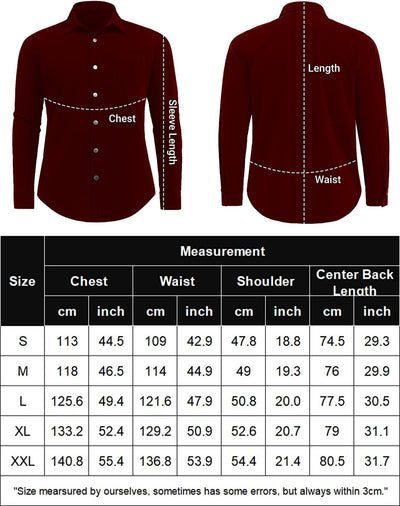 Vintage Shirt Coat (US Only) Button-Down Shirts COOFANDY Store 