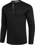Long Sleeve Waffle Henley Shirts (US Only) T-Shirt Coofandy&