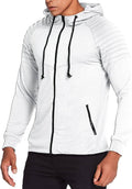 Fashion Long Sleeve Hooded With Zipper Pocket (US Only) Hoodies Coofandy&