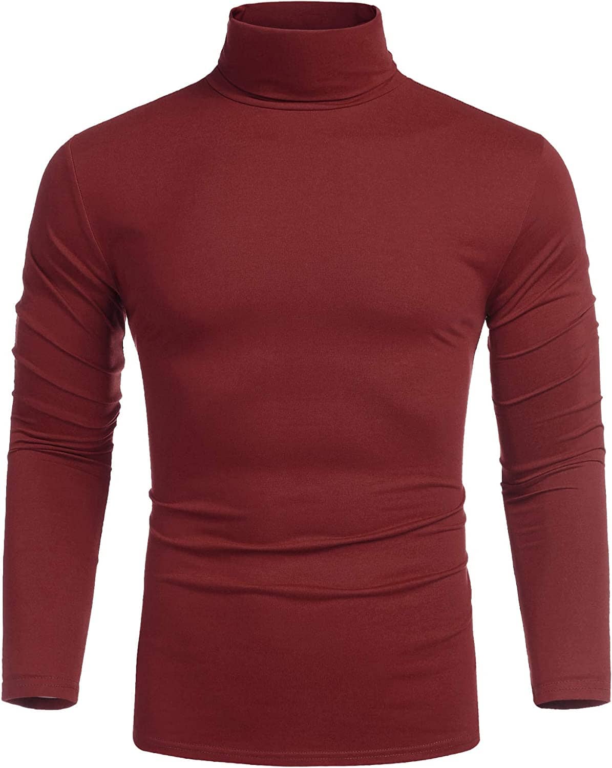 Slim Fit Turtleneck Basic Cotton Sweater (US Only) Sweaters COOFANDY Store 