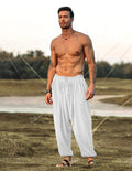 Coofandy Loose Fit Linen Style Hippie Pants (US Only) Pants coofandy 