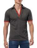 Coofandy Short Sleeve Polo Shirts (US Only) Polos coofandy Grey S 