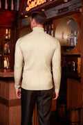 Twist Patterned Pullover Knitted Sweater (US Only) Sweater COOFANDY Store 