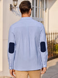Classic Solid Long Sleeve Button Shirt with Chest Pocket (US Only) Shirts coofandy 