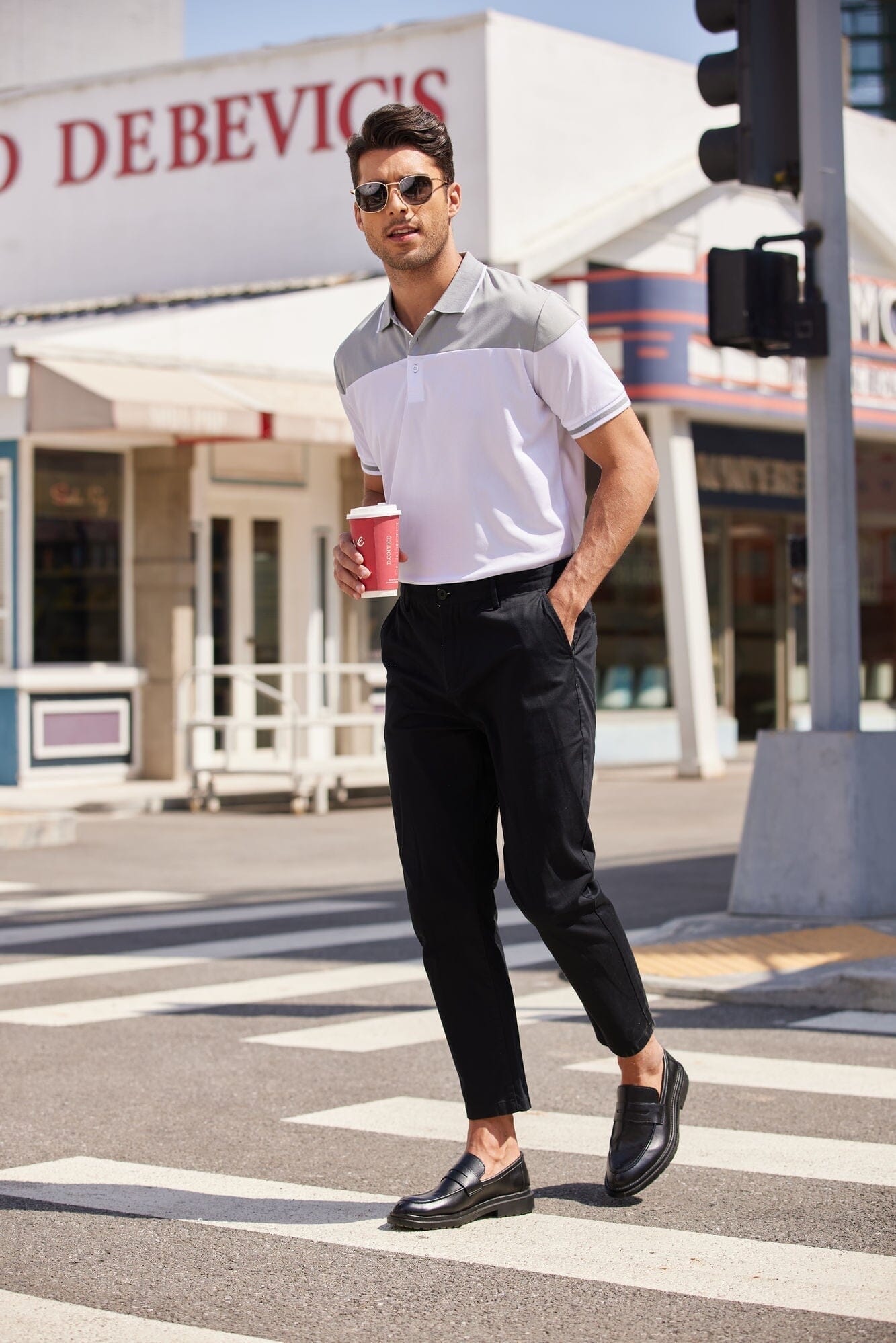 Coofandy Short Sleeve Polo Shirt (US Only) Polos coofandy 