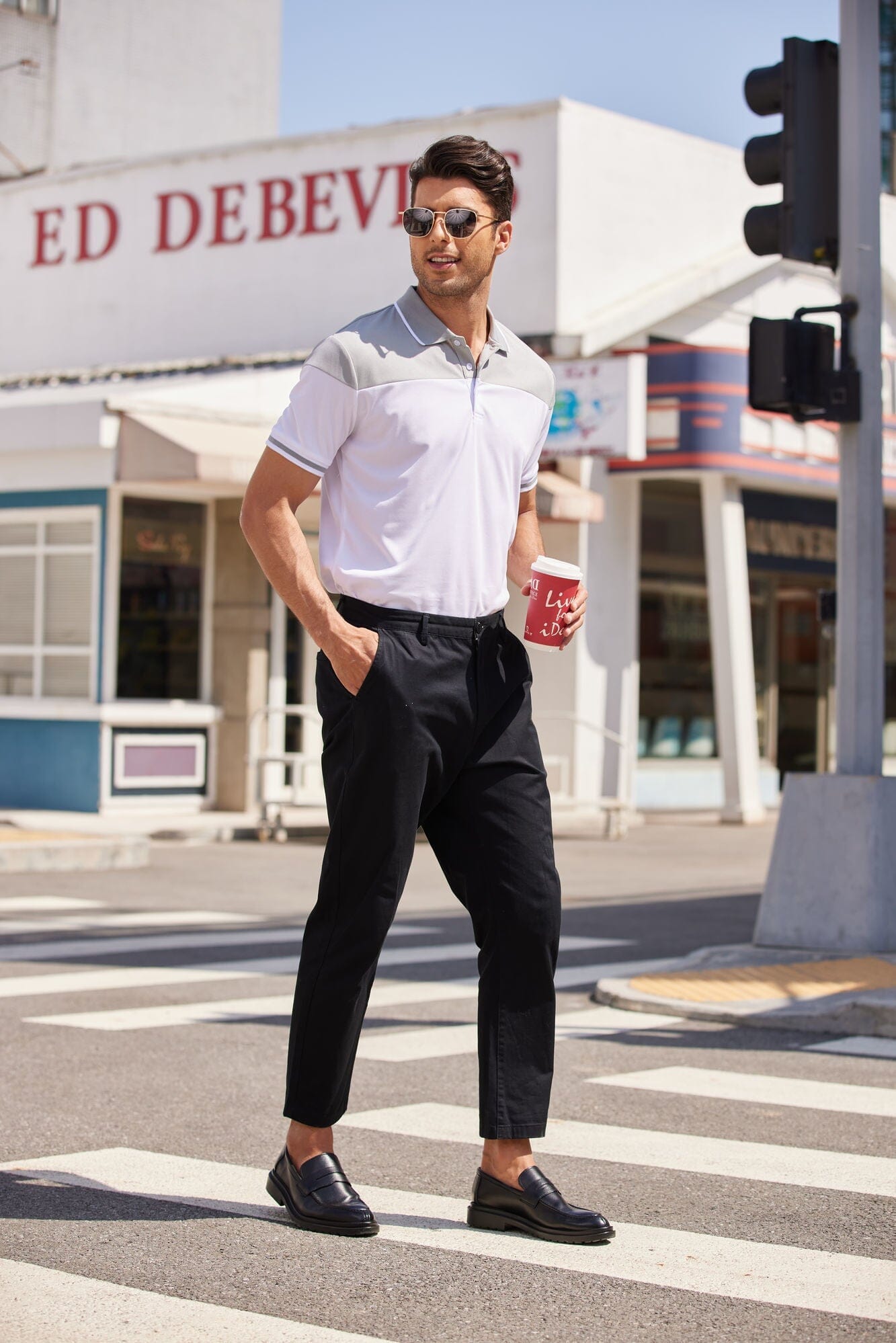 Coofandy Short Sleeve Polo Shirt (US Only) Polos coofandy 