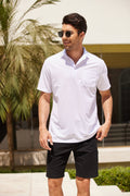 Coofandy Casual Polo Shirts Golf Shirts (US Only) Polos coofandy White S 
