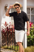 Coofandy Linen Henley T-Shirt (US Only) T-Shirt coofandy 
