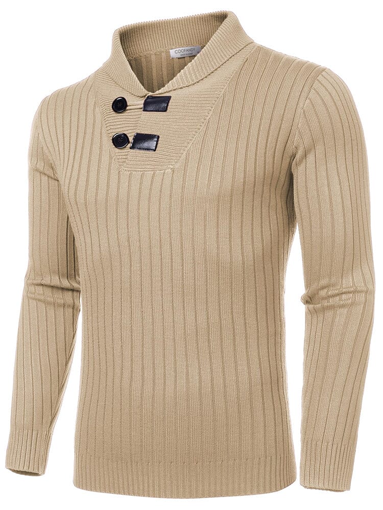 Stylish Shawl Collar Pullover Sweater (US Only) Sweater coofandy 