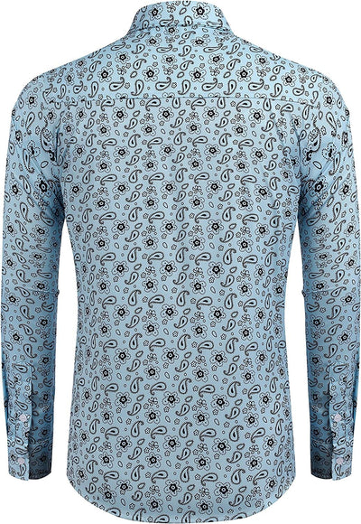 Floral Button Down Flower Printed Shirt (US Only) Shirts Coofandy's 