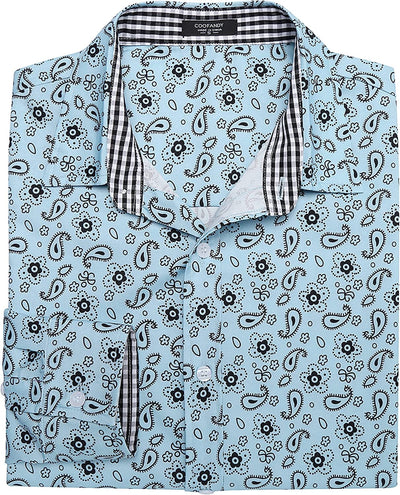 Floral Button Down Flower Printed Shirt (US Only) Shirts Coofandy's 